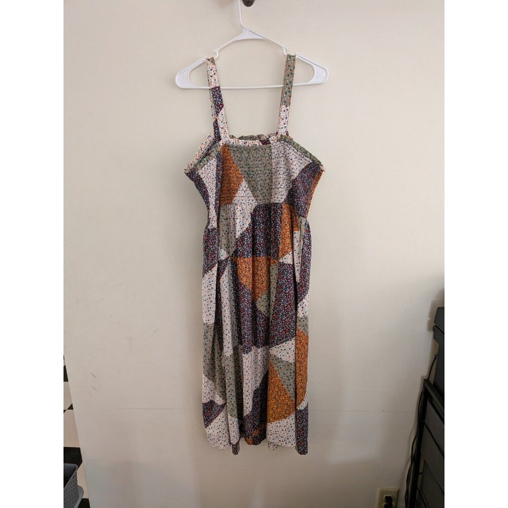 Universal Thread Patchwork Ditsy Floral Smocked D… - image 5